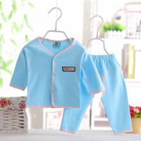 新款婴幼儿衣服婴儿内衣纯棉套装新生儿和尚服宝宝两件套儿童秋衣