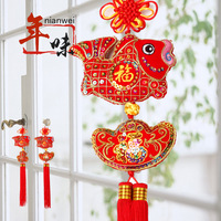 新年用品 新款中国结鱼 香包串挂件 春节热卖灯笼串挂饰cs302