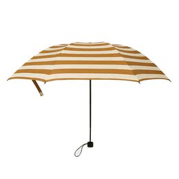 晴雨伞 三折雨伞遮阳晴雨伞超大条纹格子太阳伞男女款手动伞