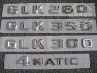 适用于奔驰GLK200 GLK260 GLK300 GLK350四驱标字牌尾标车标字标