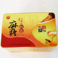 唐蜂春节送礼糕点零食唐山特产蜂蜜麻糖500g铁盒团购买十赠二包邮