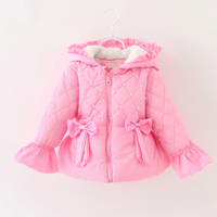 一岁女宝宝冬装外套 女童棉衣婴幼儿童冬季棉袄0-1-2-3岁韩版棉服
