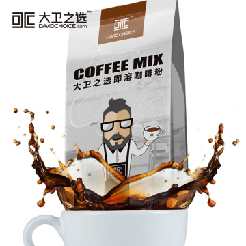 大卫之选 特浓三合一速溶咖啡粉500g 香浓特价 即溶咖啡饮品