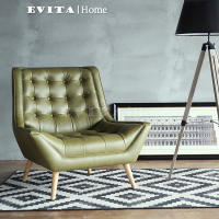 欧式沙发欧美单人沙发北欧现代简约客厅复古皮艺沙发皮沙发