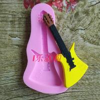 厂家直销 硅胶DIY 立体吉他翻糖硅胶模具液态硅胶模 软陶手工皂布