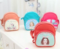 韩版时尚儿童斜挎包 可爱卡通儿童包包公主 糖果色迷你小包单肩包
