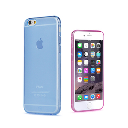 优乐多色iphone6plus手机壳 简约风手机套透明硅胶苹果保护壳5.5