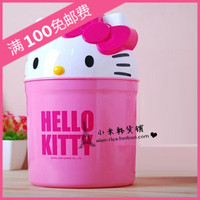 韩国进口Hello Kitty垃圾桶厨房杂物桶办公室纸篓子凯蒂猫果皮桶
