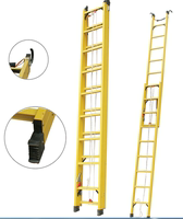 电工专用8米伸缩梯/玻璃钢绝缘梯∕8米绝缘升降梯∕拉伸梯