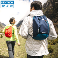 迪卡侬 双肩背包男女 旅行休闲包 潮帆布运动学院书包 10LQUECHUA
