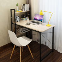 电脑桌台式家用 写字台现代书桌书架组合 简易桌子办公桌双人桌