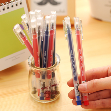 日韩文具 东米1011创意大容量书写流畅中性笔 0.5水笔