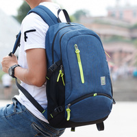 韩版简约双肩包男士休闲背包户外运动旅行包高中青年大学生书包潮