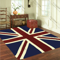 复古英伦国旗地毯 米字旗地毯客厅茶几 卧室床边满铺样板间可定制