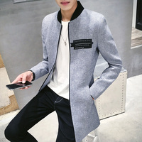 2017年秋冬季韩版修身男士夹克外套青少年薄款男学生衣服潮流男装