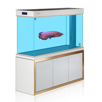 森森鱼缸水族箱超白玻璃中型龙鱼缸大型屏风金鱼缸1.2 1.5米HABU