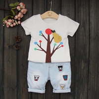 2015夏装小童宝宝纯棉短袖打底衫上衣新款韩版婴儿纯色上衣T恤