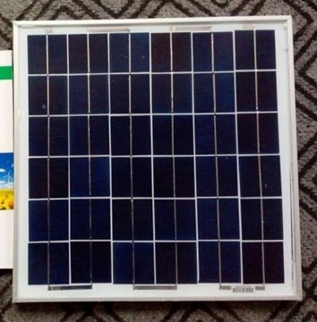 太阳板 充12V电瓶 多晶高效电池板组件 10W发电板 直充12V 蓄电池