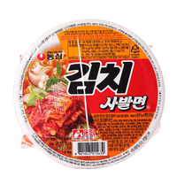 韩国进口方便面农心泡菜 辣白菜 拉面 杯面 碗面 泡面 86g