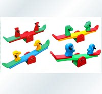 幼儿园跷跷板 儿童跷跷板 双人跷跷板 滚塑双人摇马 塑料跷跷板