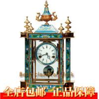 钟欧式西洋镀景泰蓝座钟|仿古复古装饰机械钟|家居样板间装饰