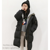 韩国2015冬季外套羽绒棉衣女中长款加厚大码女棉服保暖胖mm韩学生