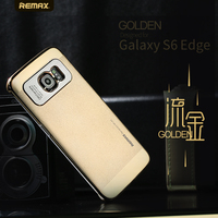 新款三星S6edge手机壳电镀奢华超薄流金壳s6后壳外壳保护套商务潮