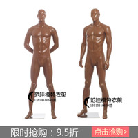 广东高档模特衣架批发 新款上市欧式直立展示军装玻璃钢模特架 男