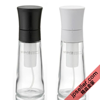 日本Stavia Luxe气压式玻璃喷油壶/喷油瓶色拉油橄榄油单个黑/白