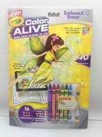 现货 美国Crayola Color Alive Crayon绘儿乐4D填色本蜡笔