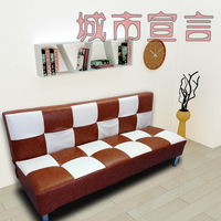 小户型田园1.2米单人沙发多功能折叠1.8米折叠沙发床双人1.5米
