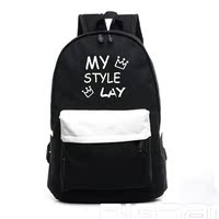 张艺兴书包 EXO背包 LAY电脑包 双肩包学生 明星周边 A 同款包邮