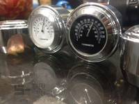 摩托车改装配件哈雷黄龙车把表时间表MSX龙头时钟表单车铝合金表