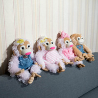 可爱创意大猩猩宝贝公仔 小猴子毛绒玩具玩偶布娃娃 生日礼物