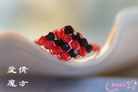 【 爱情魔方 】原创手工红绳编织本命年民族风戒指女款时尚饰品