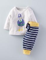 现货【Mini boden英国正品代购】男宝 婴儿纯棉 套装 哈衣2色