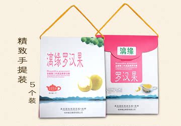 桂林特产漓缘罗汉果永福生产低温脱水特级中果5个装精美包装礼盒