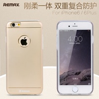 Remax iphone6手机壳 苹果6金属外壳 4.7保护套硅胶 超薄金属边