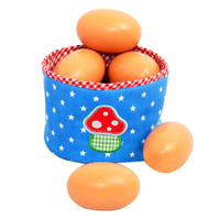 超逼真的木质仿真鸡蛋玩具 木制鸡蛋 可作情景道具单个售