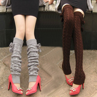 韩国堆堆袜宽松靴套女秋冬 过膝脚套腿套 时尚女士靴袜护膝袜套