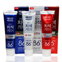 [拍下备注]韩国爱茉莉MEDIAN/麦迪安系列牙膏86%蓝色红色白色单只