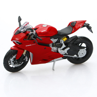 美驰图摩托车模型1:12杜卡迪Ducati 1199合金模型生日礼物收藏