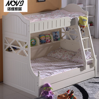 多功能儿童床上下床环保子母床 储物步梯组合双层床