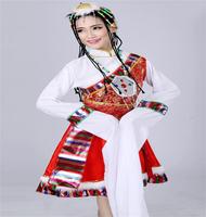 2015新款蒙古舞蹈服演出服女装少数民族表演服装藏族舞蹈演出服装