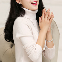 短款女式高领毛衣套头2015新款加厚保暖韩版长袖针织打底衫冬装