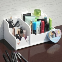 简约化妆品收纳盒桌面梳妆盒韩国护肤品盒洗漱台浴室整理置物架小