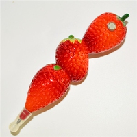 日韩创意水果圆珠笔 草莓菠萝仿真可爱笔学生礼品卡通办公笔批发