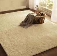 丝毛地毯卧室床前地毯满铺客厅简约毛绒纯色茶几地毯地垫家用定制