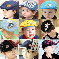 儿童贝雷帽男女童棒球帽0-1-2-3-4宝宝鸭舌帽春秋帽子