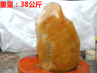 新疆戈壁玉金丝玉原石摆件 观赏石 乌尔禾宝石光原石 黄龙玉籽料